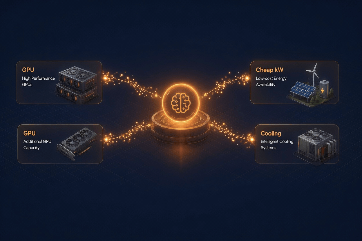 Energy-Aware Compute — GravOS Cortex balances GPU, cooling and low-cost energy